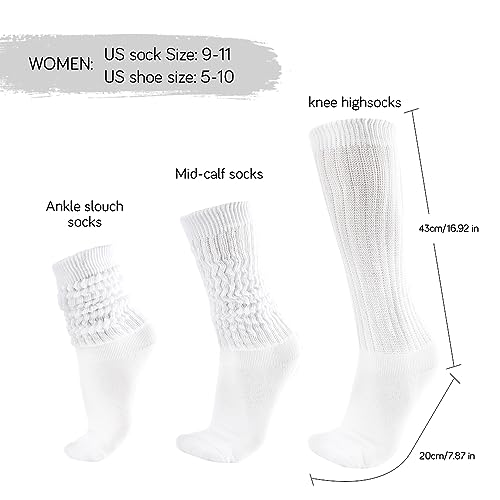 Slouch Socks - Stack & Scrunch Socks for Women, 90s Style, Perfect for Winter2