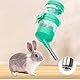 Zwenjuan Kleintiertränke,4 Stück 80 ml Wasserspender für Hamster und Mäuse,Hamster-Wasserflaschen,Hamster Trinkflasche,Hamster Zubehör für Meerschweinchen,Hasen Chinchilla,Ratten,Kleintiere