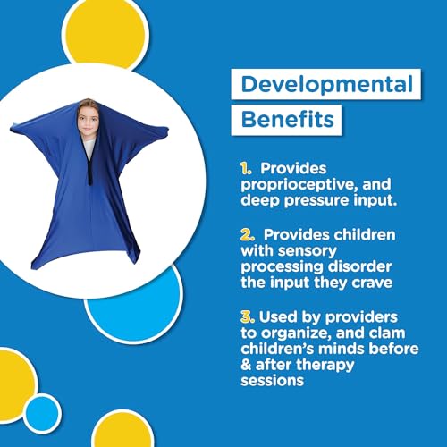 Body Sock Sensory Sox - Deep Pressure Stimulation for Children and Adults with Sensory Proceessing Disorders or Autism - Thumbnail 3