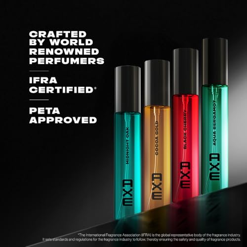 Image of Axe Perfume Gift Set for Men | 4 Premium Fragrances | 12Hr Long Lasting | AXE EDP Mini Set 4x15ml | Premium fragrance gifting