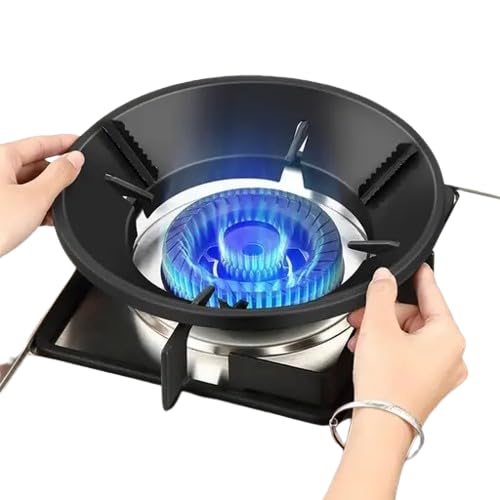 Gas Stove Heat Diffuser Plate, Universal Flame Spreader, Round Black-image-23