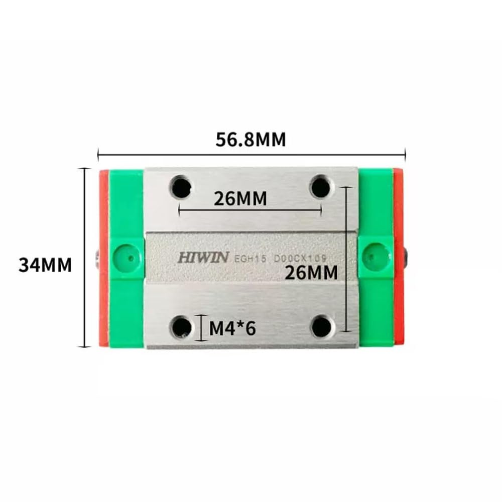 EGH15CA HIWIN Linear Block for EGH15 Linear Motion Slider Rail Guide Linear Bearing