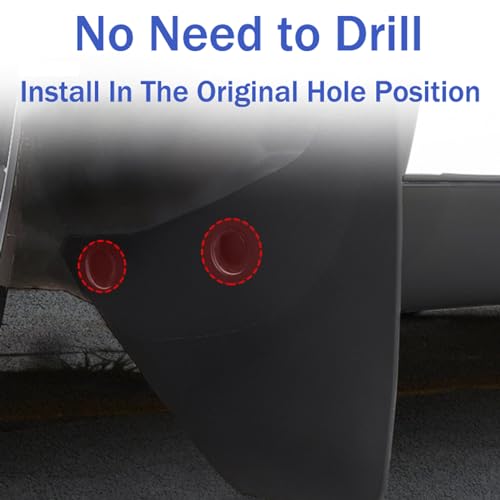 Image of Tesla Mud Flaps Model 3 2017-2023, Splash Guards No Need to Drill All Weather Winter Durable Protection Tesla Model 3 Accessories, Set of 4
