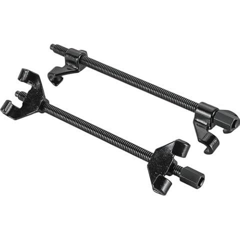 weyleity 14" Coil Spring Compressor Tool | Heavy Duty Suspension Strut Remover Installer Tool Kit Macpherson Coil Spring Compressor Automotive Strut Spring Compressor with 2 Steel Jaws Cover