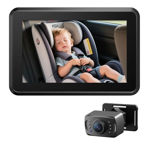 Image of Itomoro Baby Car Camera for Backseat, 4.3" IPS HD Car Monitor for Baby Rear Facing with IR Night Vision and Wide View, Easy Install Carseat Camera for New ParentsSafe Driving