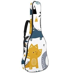 Étui de protection rembourré pour guitare acoustique classique et acoustique Motif licorne, Multicolore 08, 42.9×16.9×4… - Les Beatles, Paul McCartney, John Lennon, RIngo Starr, George Harrison