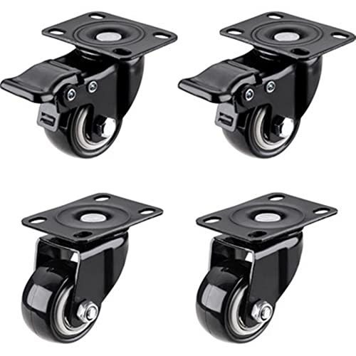Roulettes pivotantes robustes 5 cm pour ne plus rayer vos sols avec vos meubles de 100 kg