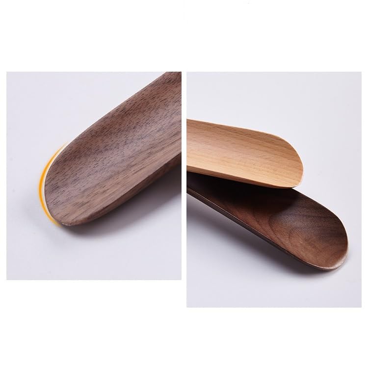 TEESONG Calzascarpe Calzascarpe in legno massello con manico lungo for uso domestico, anziani e donne incinte, calzascarpe lunghi e corti for l'ingresso Strumento Calzascarpe