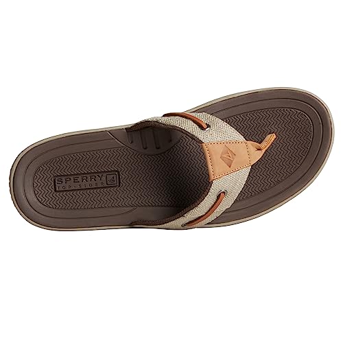 Image of Sperry Men's Baitfish Leather Flip Flop Sandal