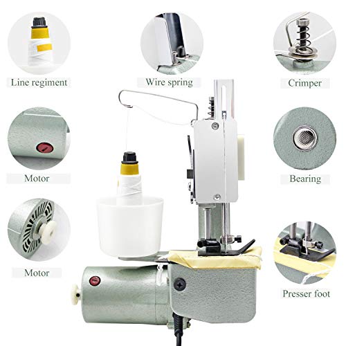 Hanchen Bag Sewing Machine, Thin Bag Closing Machine 1 Year Warranty Electric Soft Bag Sealer Portable Thin Bag Closer Automatic Fabric Stitching With Ce Certificate #TOP6