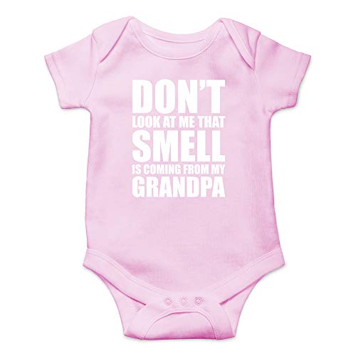 Image of CBTwear Don't Look At Me, That Smell Is Coming From My Grandpa Baby Bodysuit - Newborn Unisex Clothes