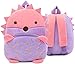 Sweelive Zaino per Bambini, Zaino Asilo Bimba Animali Cartoon Mini Nido Peluche Riccio Zainetto per Asilo Bambino Ragazzi Ragazze(2-4 anni)