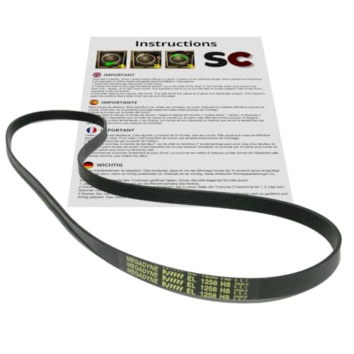 SC Solocorreas - Waschmaschinenriemen EL 1258 H8