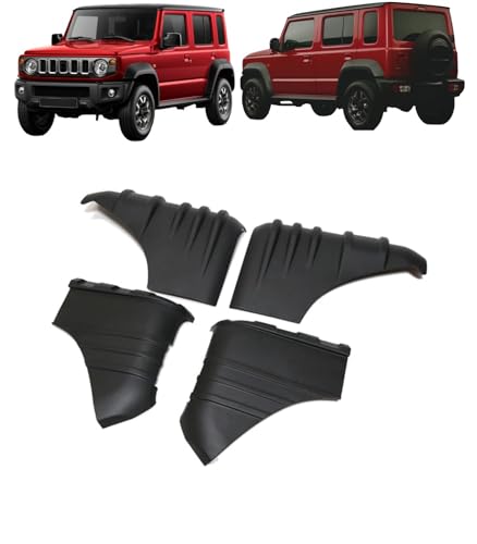 Mirrores ジムニー に適用ノマド JC74 5ドア ジムニーシエラ JB74 ジムニー JB64 専用 フェンダーガード コーナーカバー フロント リア ボンネット保護カバー ダーコーナー カバープロテクター ガーニッシュ 前後4枚セット 外装 カ