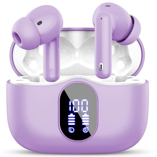 Btootos Bluetooth Kopfhörer, Kopfhörer Kabellos Bluetooth 5.4 Sport In Ear Kopfhörer mit 4 Mikrofon, 40 std Spielzeit, LED-Anzeige, ENC Lärmreduzierung, Tiefer Bass Ohrhörer für Arbeit und Studium