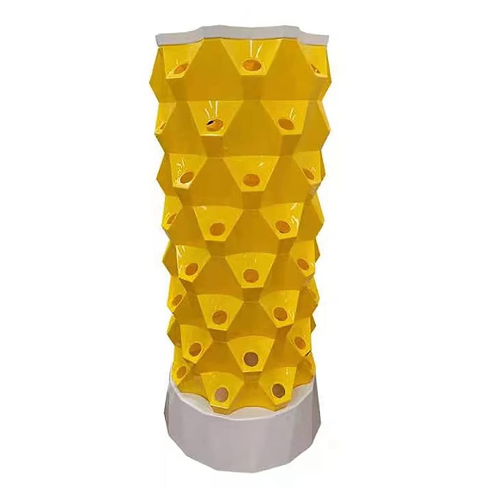 JODAIS Hydroponics Tower, Garden Tower Aeroponics Growing Kit Aquaponics Grow System for Herbs, Fruits and Vegetables with Hydrating Pump, Timer, Adapter, Seeding Bed & Net Pots