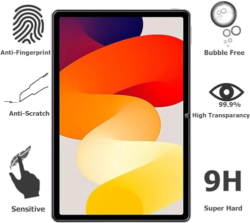 Image of VERTUS Premium Tempered Glass Screen Protector for Redmi Pad SE 11 inch with Anti-Scratch & Smudge Proof Coating