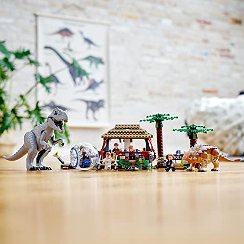 LEGO 75941 Jurassic World Indominus Rex vs. Ankylosaurus Dinosaurs Set with Gyrosphere