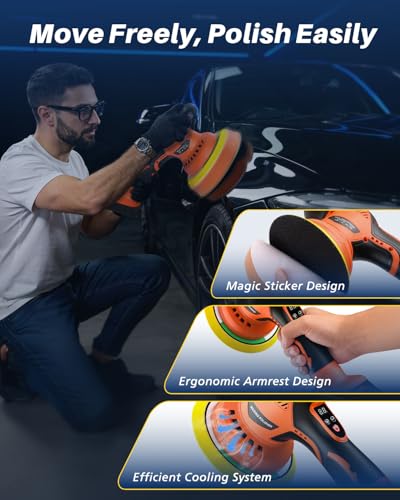 Cordless 8-Speed Car Polisher