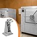 Fenteer Industrial Fridge Lock Heavy Duty Multipurpose Easy to Install High Zinc Alloy Refrigerator Door Lock