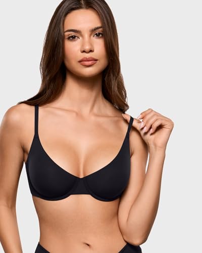 Image of INLYRIC Women's Unlined Balconette Bra Tshirt Underwire