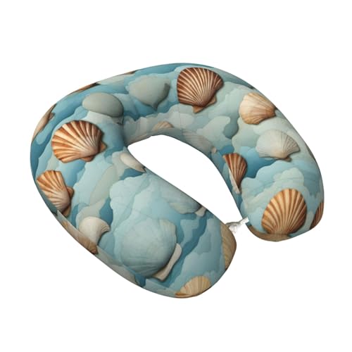 Almohada cuello en U de espuma viscoelástica negra miniatura 2