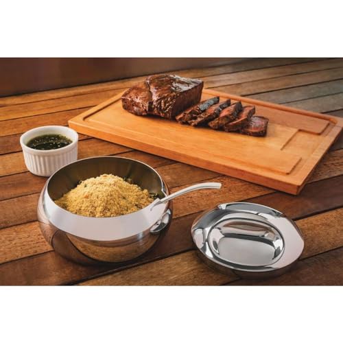 Tramontina 64400510 Kit para Farinha Aço Inox, Prata, 13.5 cm