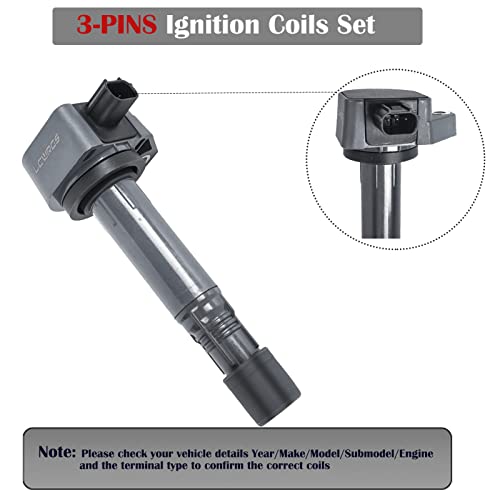 Lcwrgs 156151 Set Of 6 Ignition Coil Packs thumb #3