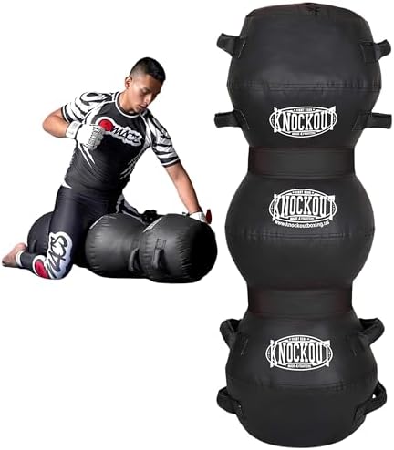 Ground and Pound Grappling Dummy, Filled MMA Punching Dummy for S...