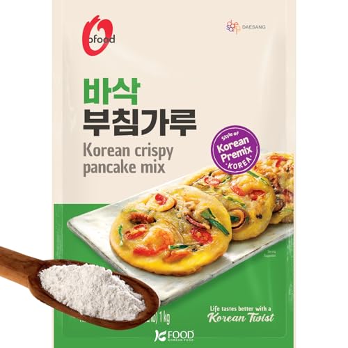 Korean Food Crispy Pancake Mix, 2.2lb (1kg), Korean-Style Savory Pancake