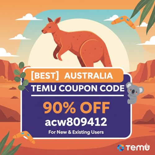 [BesT]Australia Temu Coupon Code 90% off [{"acw809412"}] For New & Existing User cover art