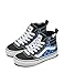 Vans Little Kids' Ashwood Hi Decon Shoe - High Top Fashion Sneakers, Boy & Girl. Tonal Check True Navy. 1