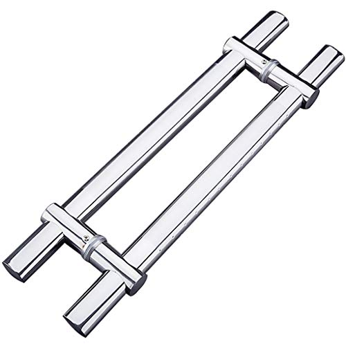 Poignée de porte avec entraxe réglable push-pull en acier robuste