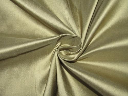 Tissu soie Dupioni grès pailleté 137 cm aux reflets scintillants uniques