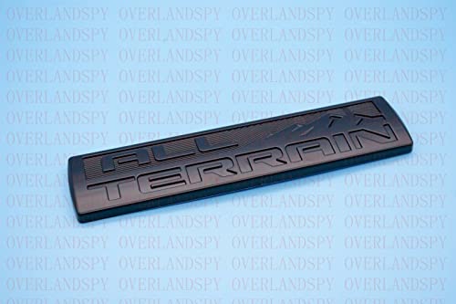 Emblemas All Terrain negros 3 piezas para sustituir insignias dañadas 2