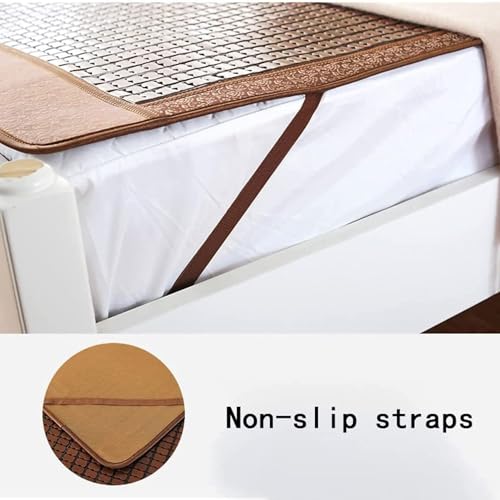 Colchoneta de bambú para dormir sin calor, cubrecolchón transpirable de 80 x 190 cm 5