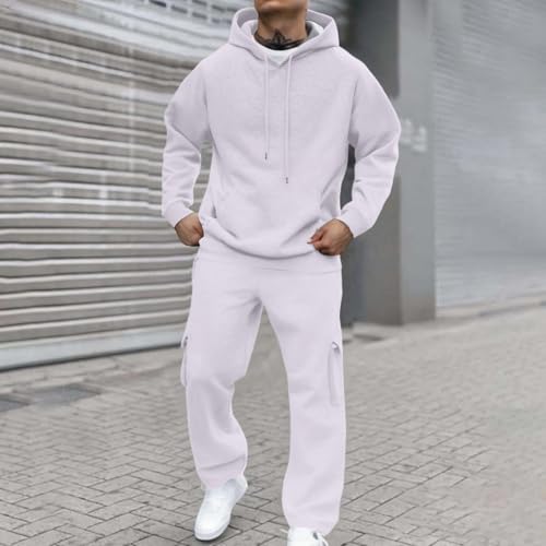 Mens Sweat Set Two Piece Outfit Lounge Comfortable Running Track Suits - image 2