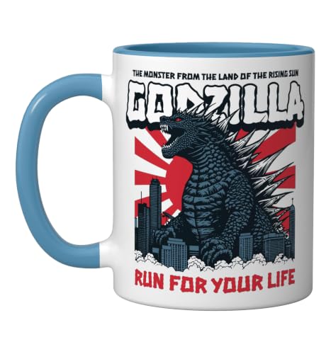 Monster - Godzilla Run For Your Life Ceramic Mug...