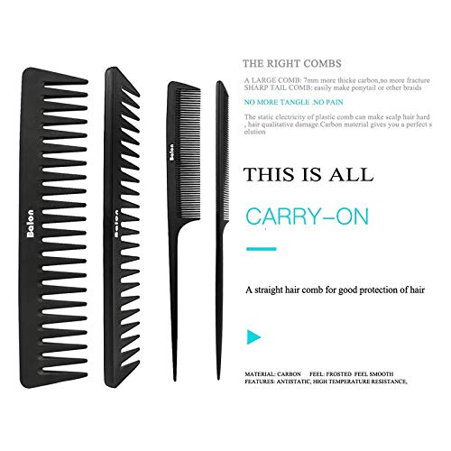 Balon BL-002 4Pcs Paddle Hair Brush thumb #3