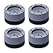 FGXY 4PCS Almohadillas Para Pies De Lavadora, Amortiguador De Golpes, Soporte De Goma Antivibración, Educción De Ruido Y Antideslizante, Multifuncional, Para Lavadoras, Secadoras Y Muebles, Neveras