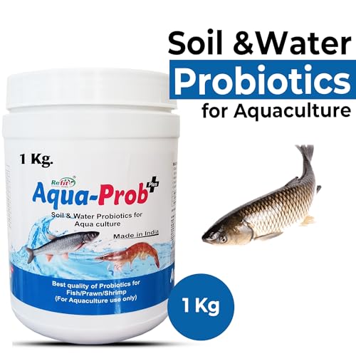 REFIT ANIMAL CARE Biofloc Probiotics for Fish, Shrimp, Prawns and Aquaculture Farming, 1 kg, Aqua Prob+