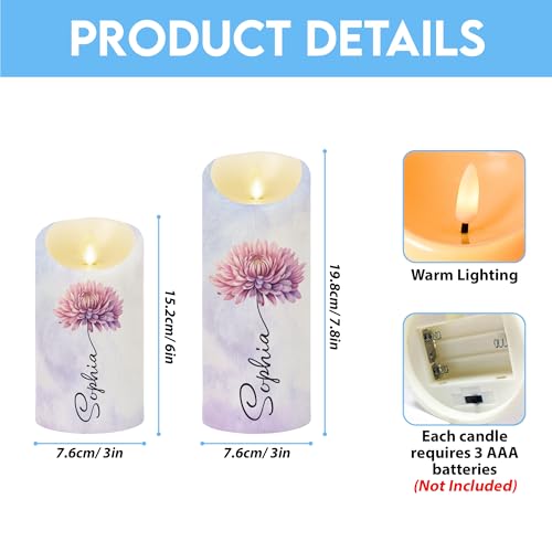 Personalized LED Granddaughter Candle – Heartfelt Love & Encouragement Gift for Your Special Granddaughter - Image 8