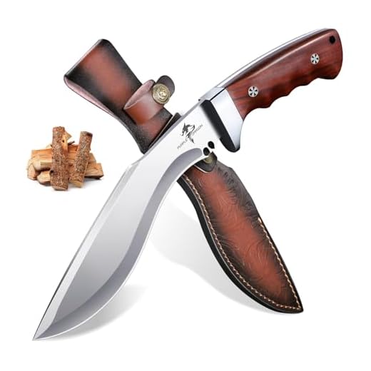 Purple Dragon Kukri Knife with Sheath