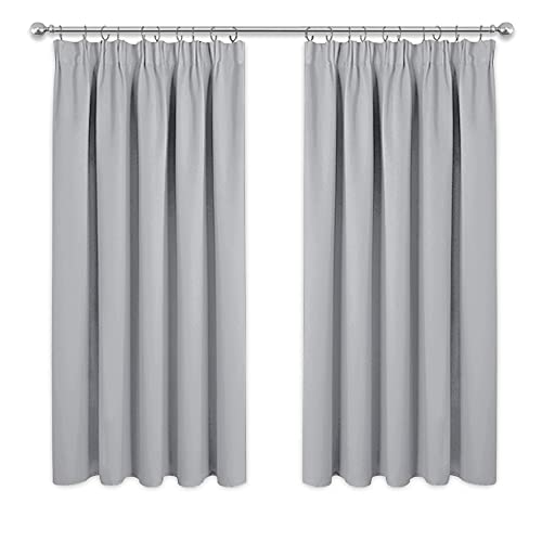 PONY DANCE Pencil Pleat Curtains for Kitchen