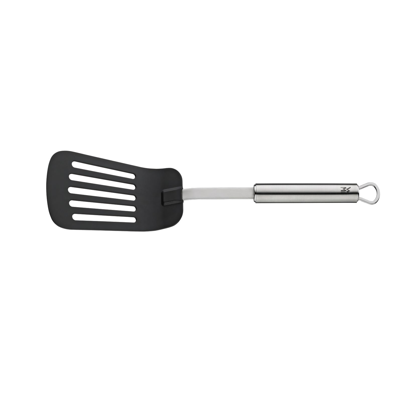 WMF Set 5-teilig Profi Plus Küchenhelfer Set, Suppenkelle Edelstahl 30 cm und Spaghettilöffel 32 cm und Schneebesen Edelstahl 25 cm und Pfannenwender Kunststoff 32,2 cm und Silikon-Backpinsel 20 cm