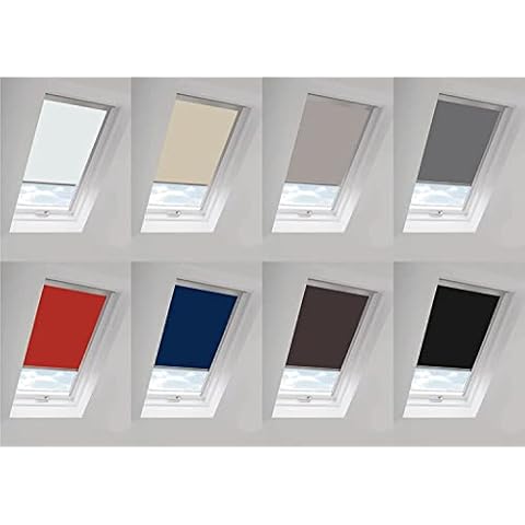 BLACKOUT BLINDS FOR NEW KEYLITE CODE T01 T02 T03 T04 T05 T06 T07 T08 T09 T10 WINDOWS (FLINT, T02) Cover
