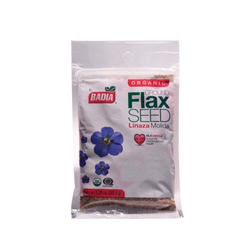 BADIA FLAX SEED GRND ORG 1.25OZ Flaxseeds Spices And