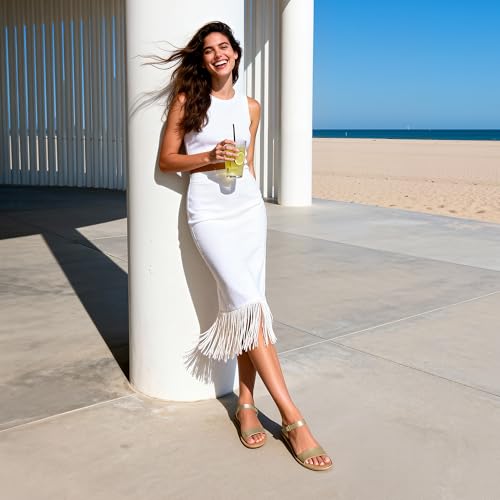 Image of DREAM PAIRS Women's Flat Sandals