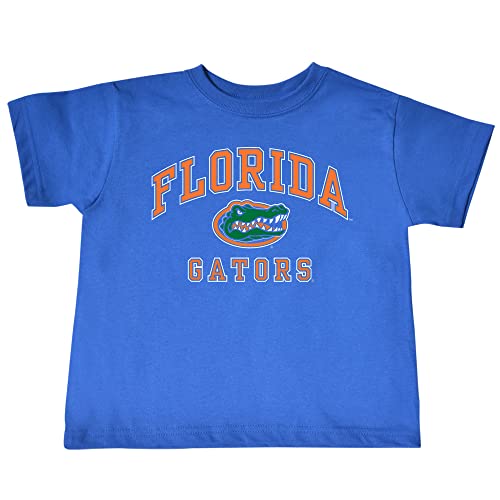 NCAA Florida Gators Toddler Short Sleeve Tee, 4 Toddler, Royal