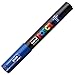 Produktbild uni-ball POSCA (186751) Marker mit extra feiner Rundspitze, dunkelblau